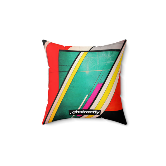 Lillian Rutherford - Gravity Force, Abstractly - Faux Suede Throw Pillow