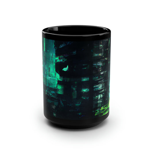 Fiscal Integrity - Liquidity, Abstractly - Black Ceramic Mug 15oz