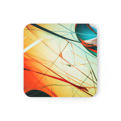 Margot Hammond - Weak Force, Abstractly - Corkwood Coaster Set of 4