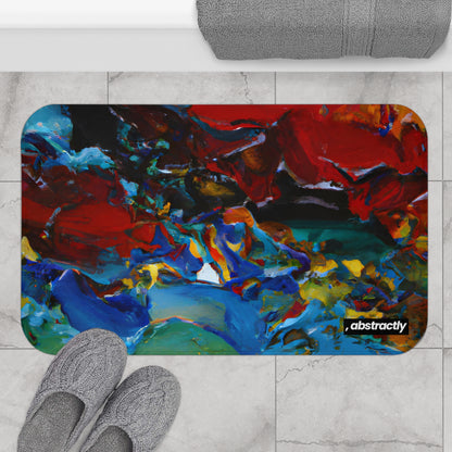 Polarisite Crystals - Chemistry, Abstractly - Bath Mat