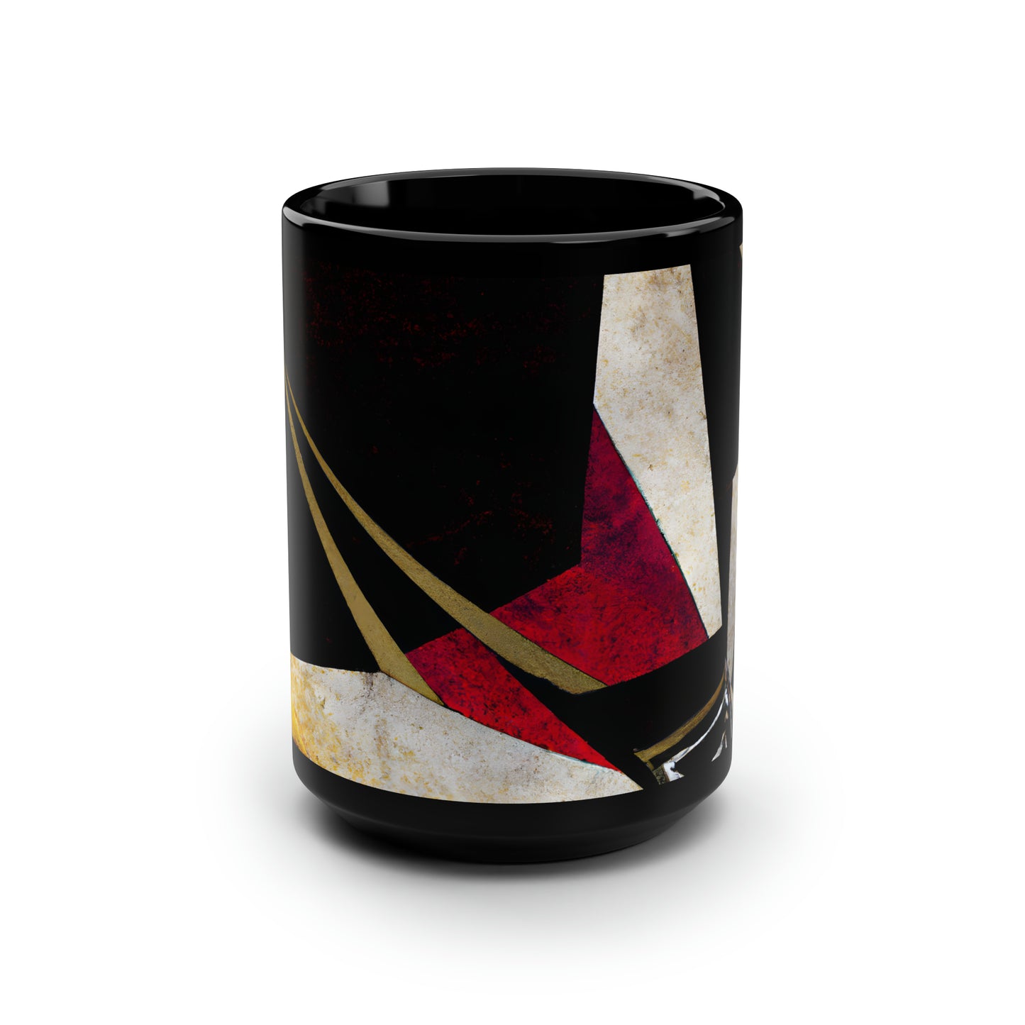 Duncan LeGrande - Tension Force, Abstractly - Black Ceramic Mug 15oz