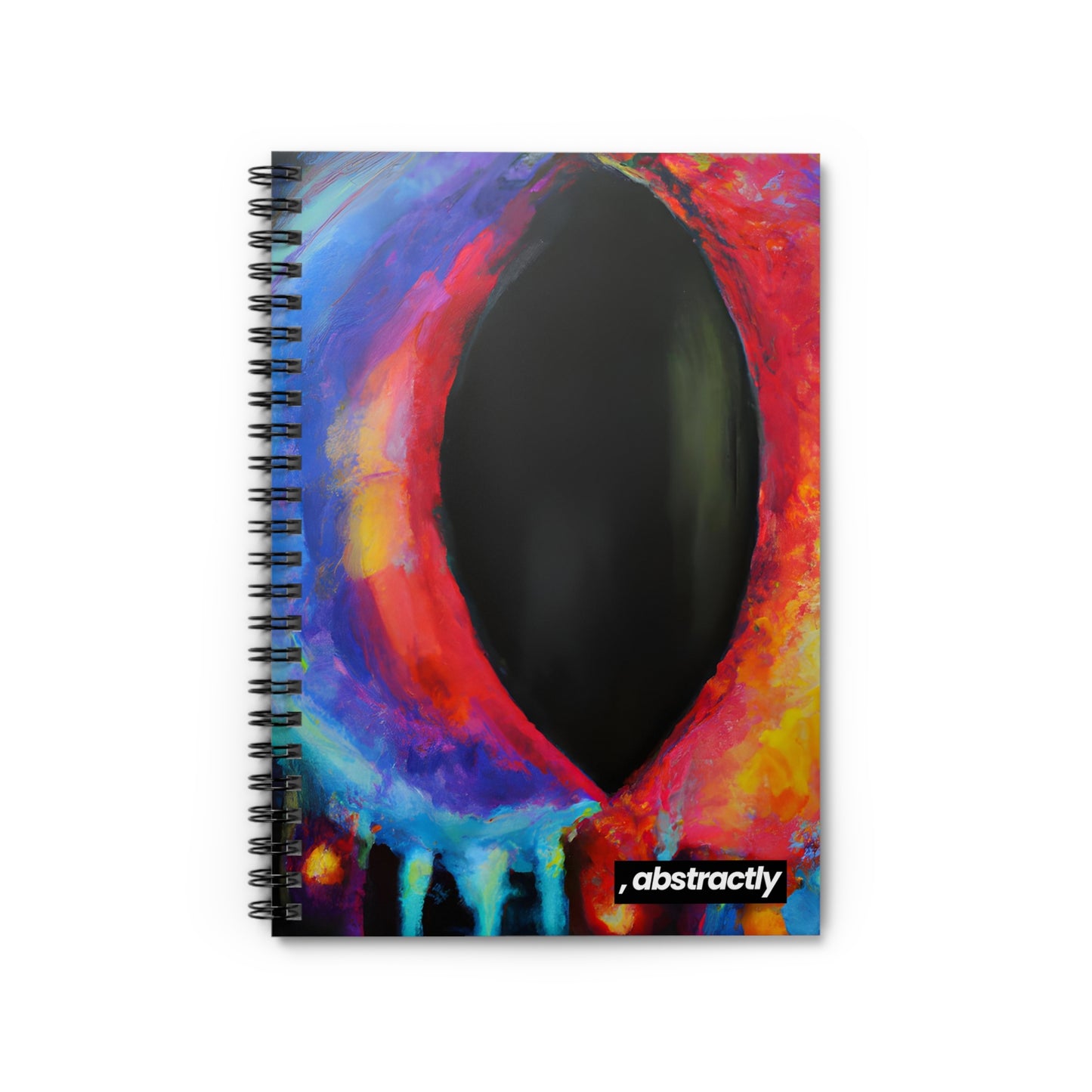 Luminoxydium Crystal - Chemistry, Abstractly - Spiral Notebook