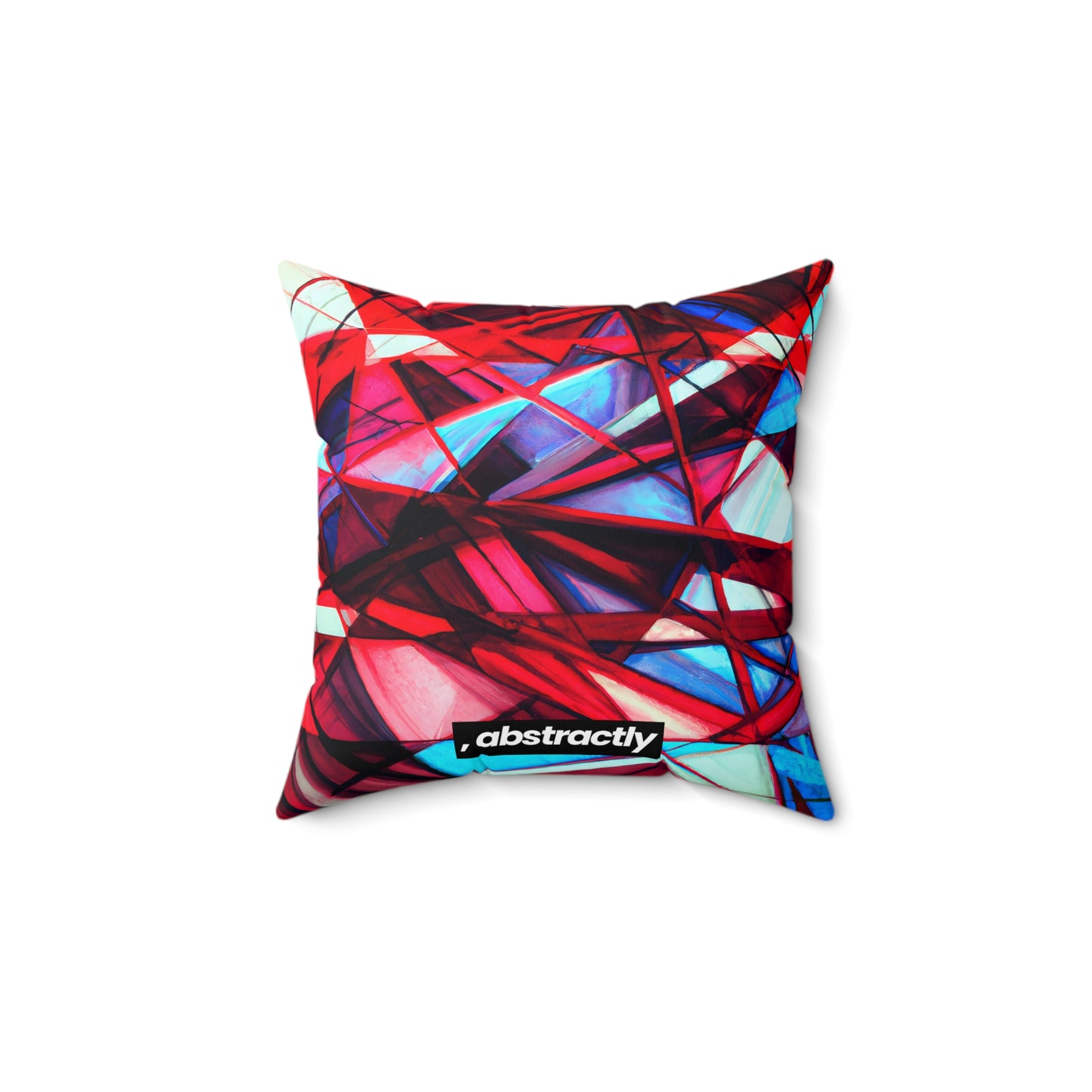 Howard Sternberg - Tension Force, Abstractly - Faux Suede Throw Pillow