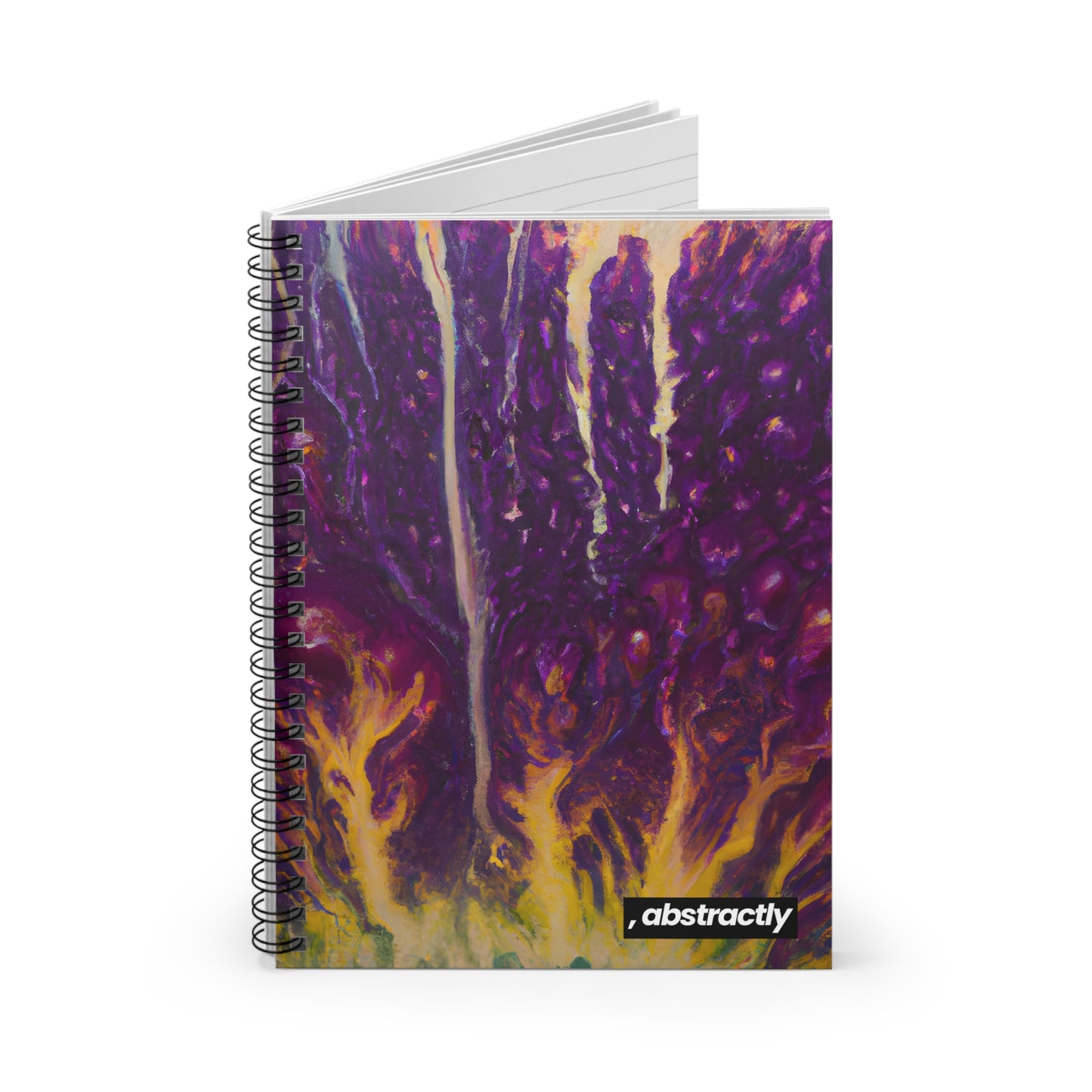 Luminous Etherium - Chemistry, Abstractly - Spiral Notebook