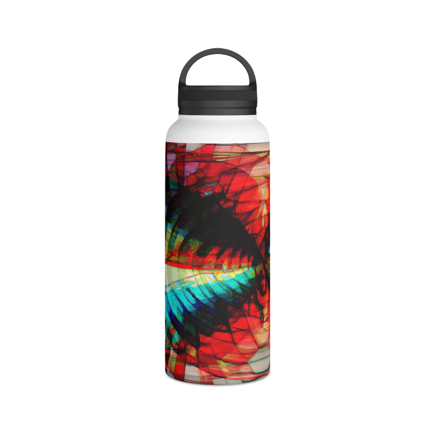 Yulia Sparks - Electromagnetic Force, Abstractly - Stainless Steel Water Bottle