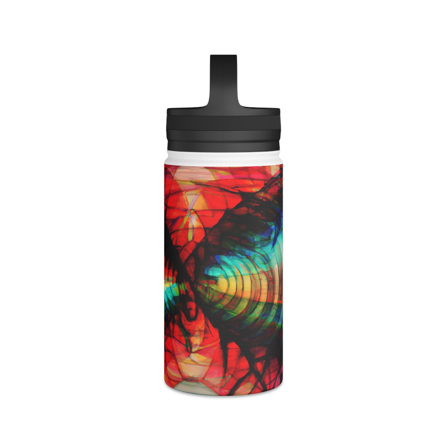 Yulia Sparks - Electromagnetic Force, Abstractly - Stainless Steel Water Bottle