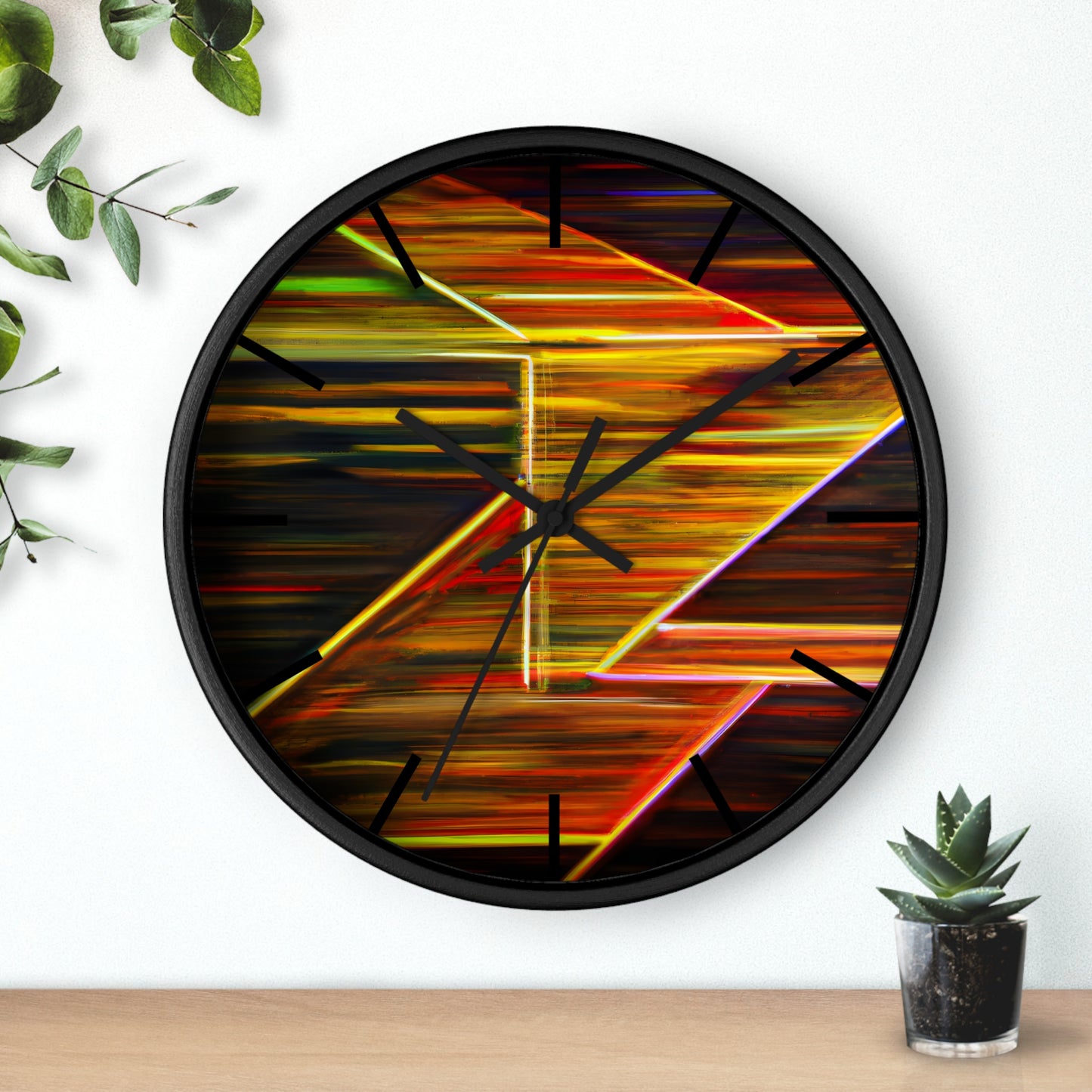 Margaret Hessler - Electromagnetic Force, Abstractly - Wall Clock