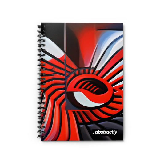 Aaron Feldman - Electric Force, Abstractly - Spiral Notebook