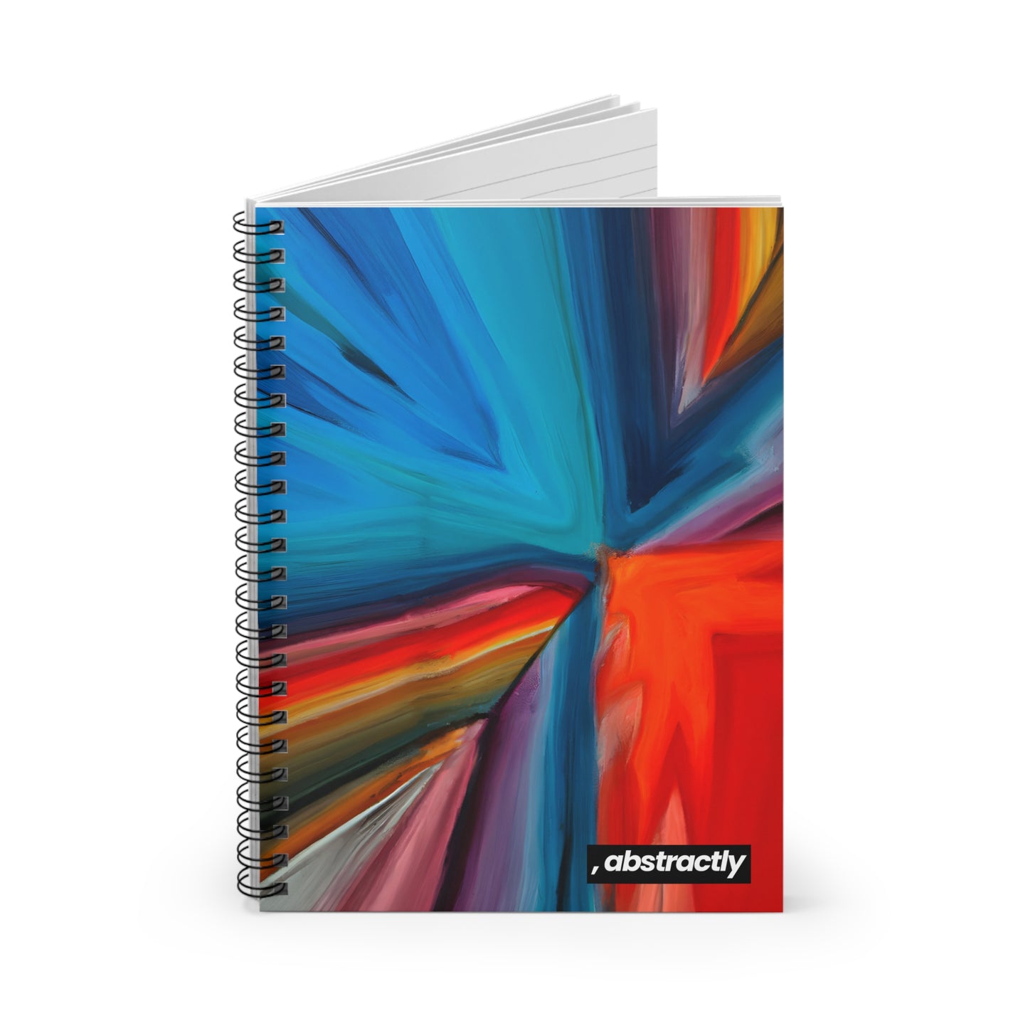 Barbara Fitzpatrick - Magnetic Force, Abstractly - Spiral Notebook