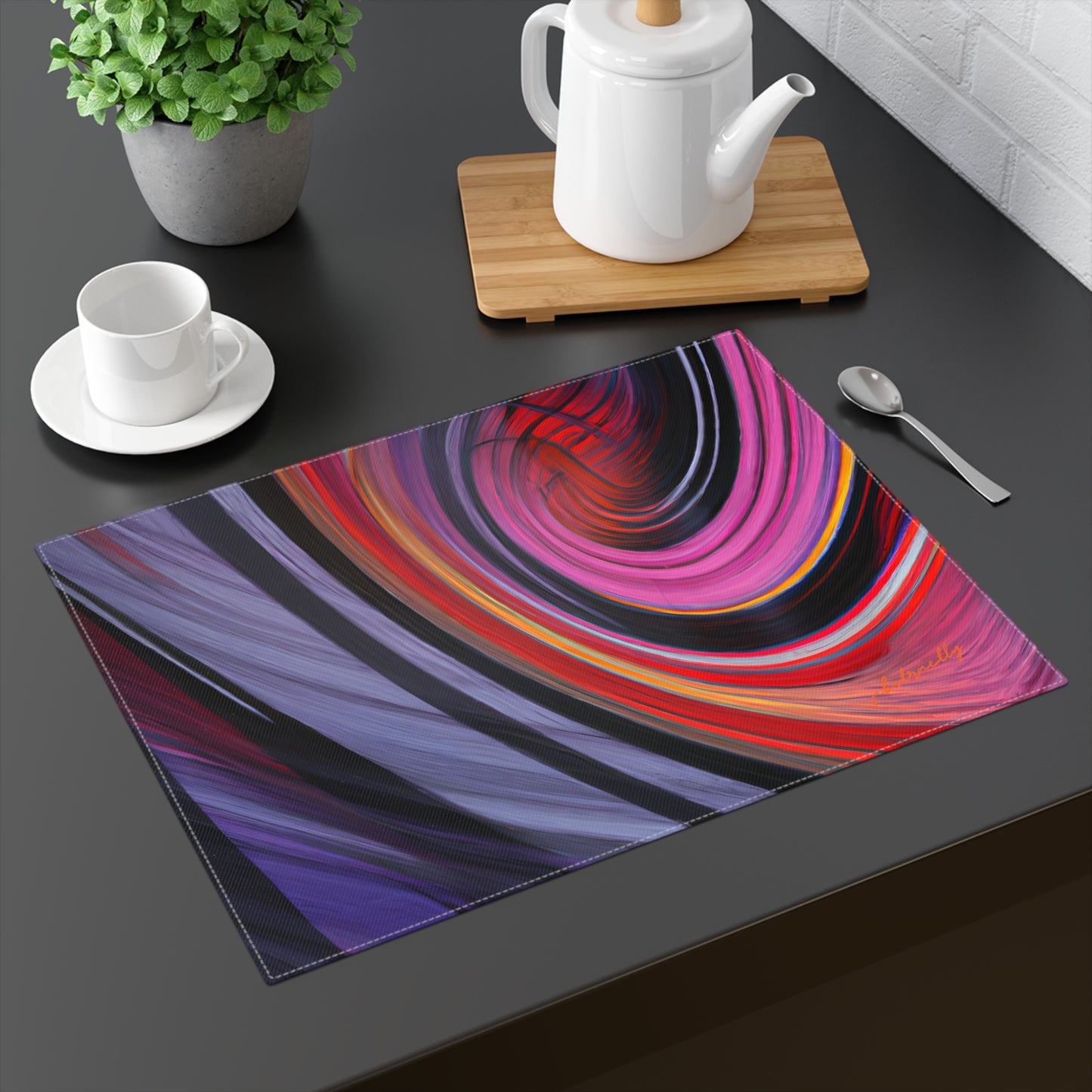 Adelaide Kaczynski - Air Resistance Force, Abstractly - Placemat