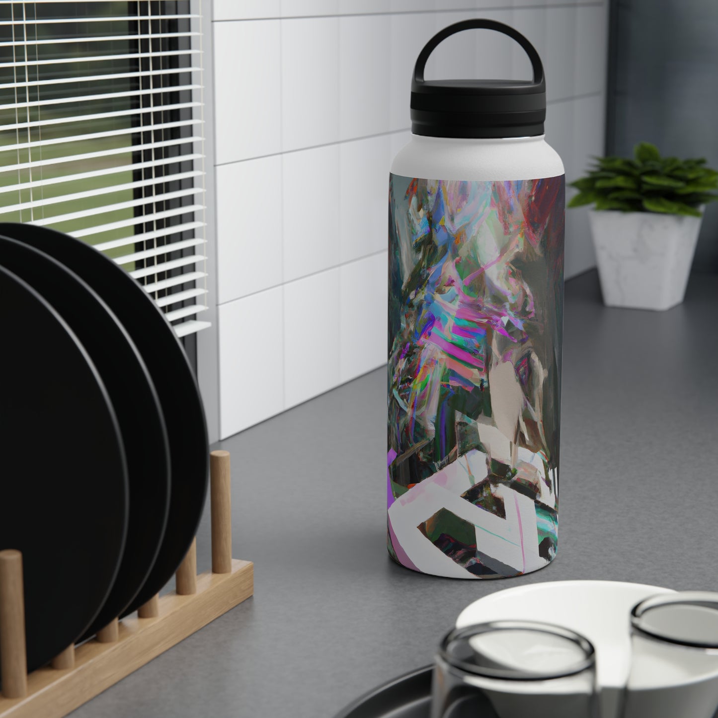 Vertex Integrity - Accrual, Abstractly - Stainless Steel Water Bottle