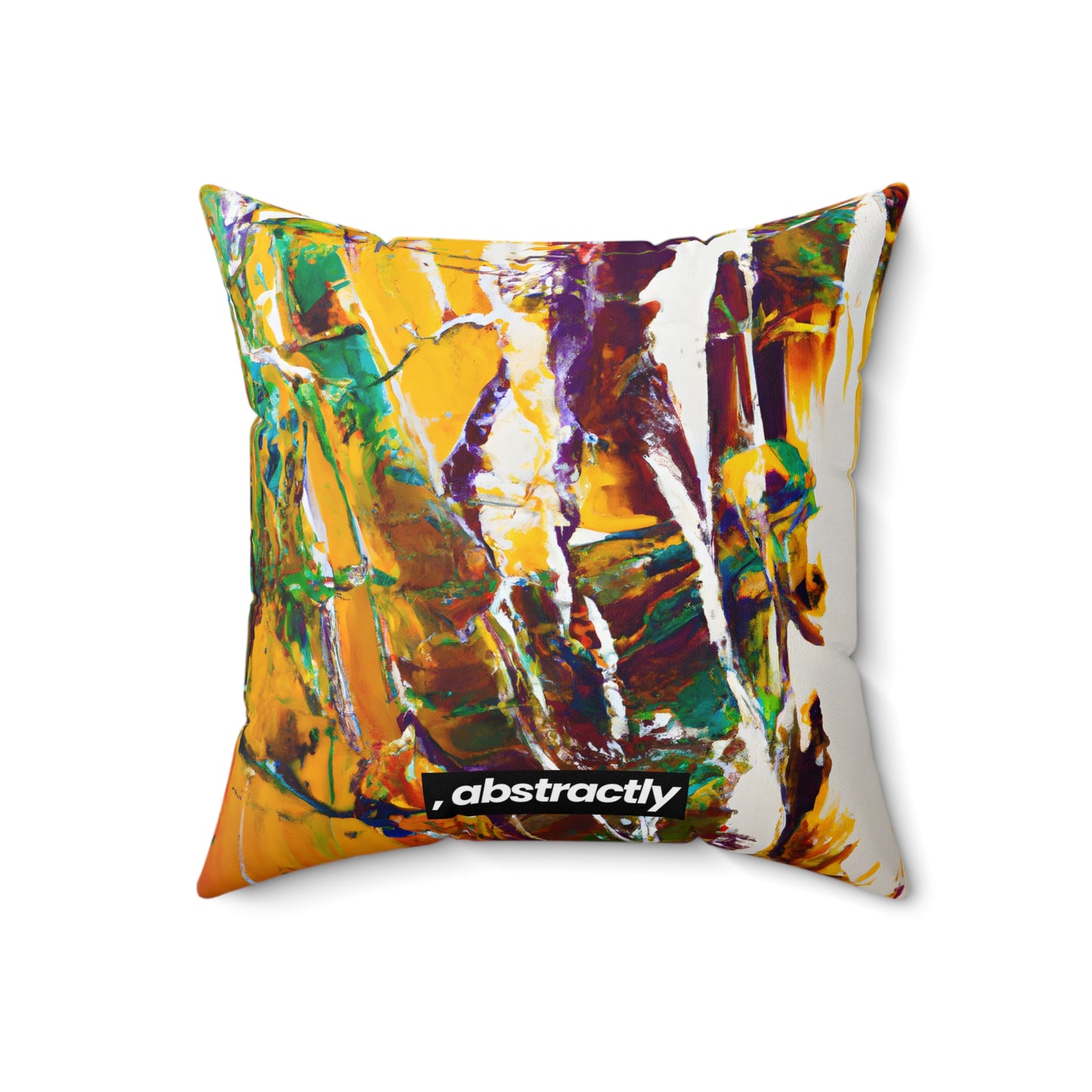 Starlight Fusionium - Calcium, Abstractly - Faux Suede Throw Pillow