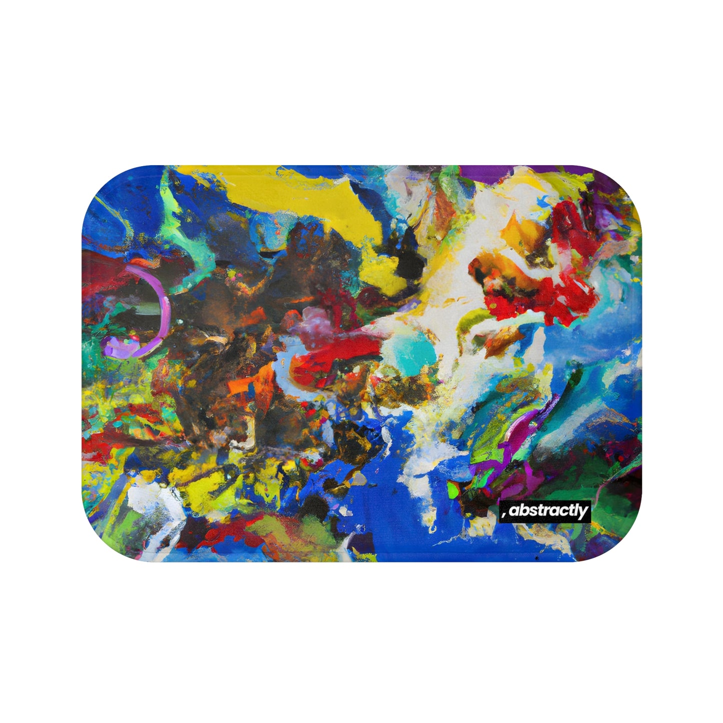 Xenospheric Blue - Chemistry, Abstractly - Bath Mat