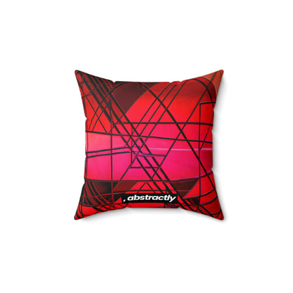 Amelia Hartley - Weak Force, Abstractly - Faux Suede Throw Pillow