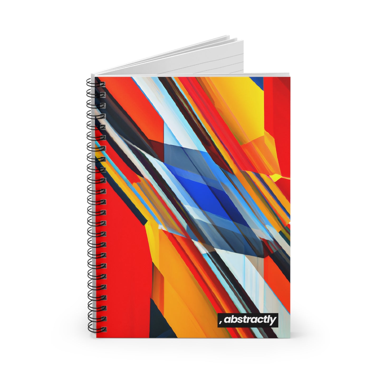 Joshua Fiedler - Air Resistance Force, Abstractly - Spiral Notebook