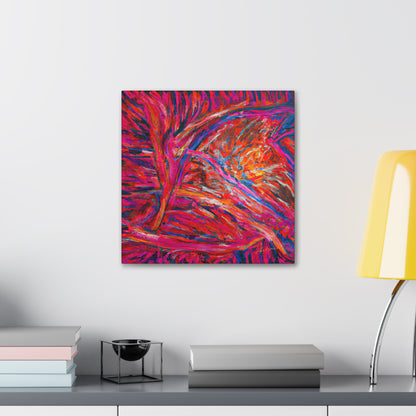 Solarian Crystal Prism - Neon, Abstractly - Canvas