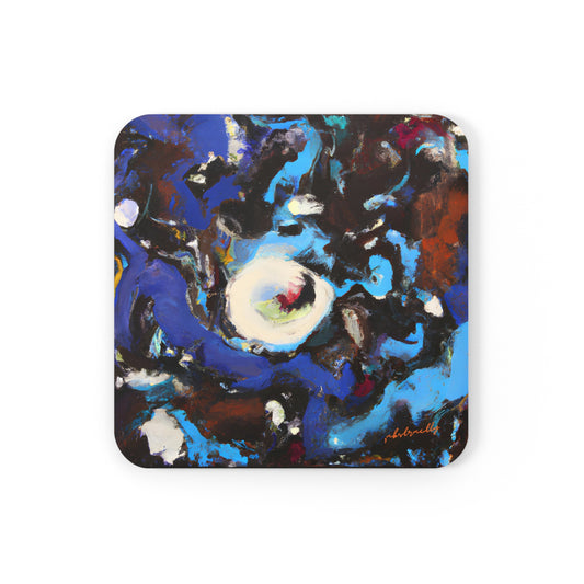 Fluxion Nitrate - Chemistry, Abstractly - Corkwood Coaster Set of 4