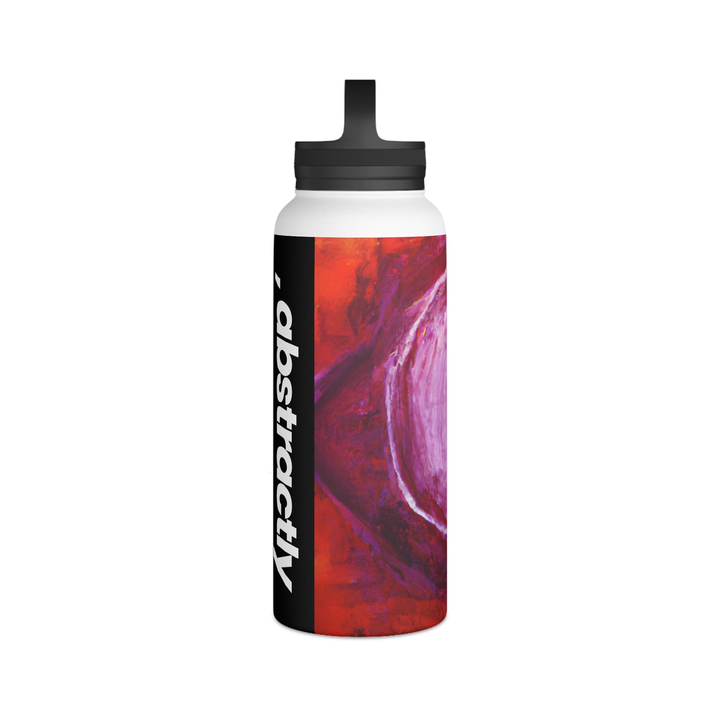 Quazarium Crystalite - Vanadium, Abstractly - Stainless Steel Water Bottle