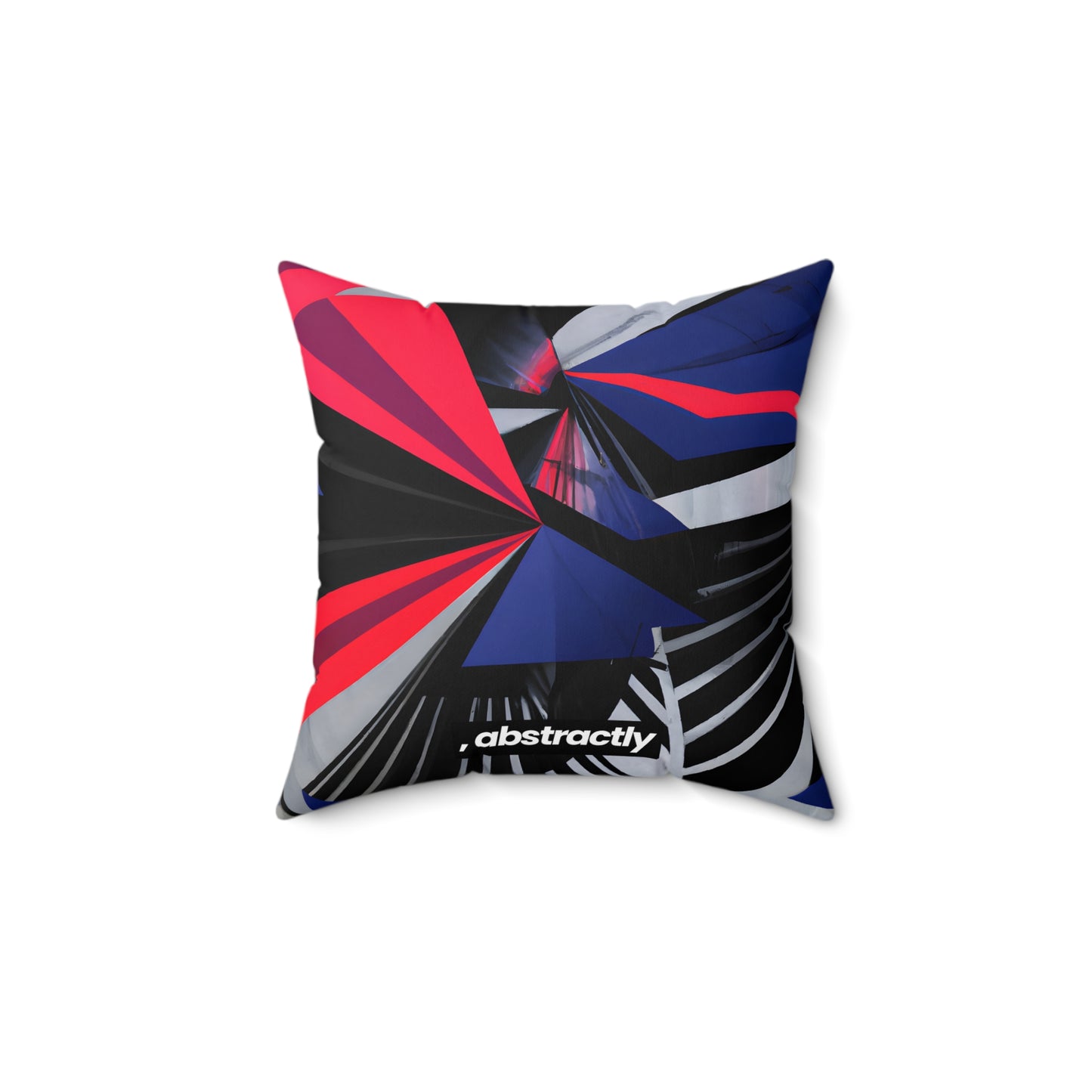 Helena Bruchner - Magnetic Force, Abstractly - Faux Suede Throw Pillow