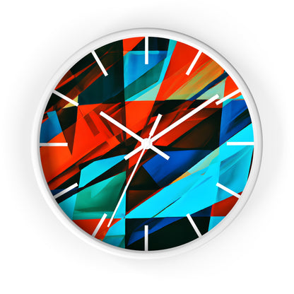 Helen Brandt - Electric Force, Abstractly - Wall Clock