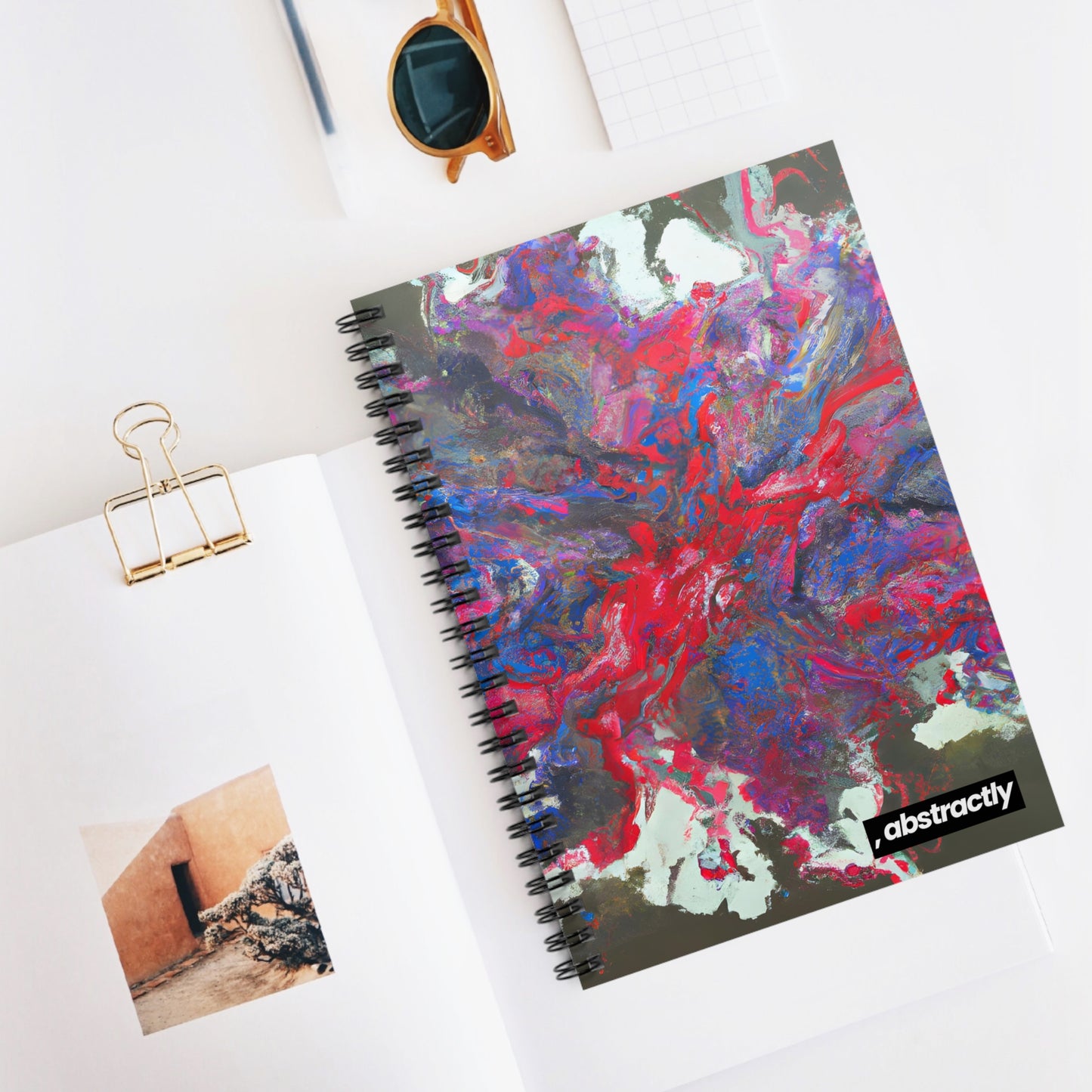 Adalbertonium Fluxide - Chemistry, Abstractly - Spiral Notebook