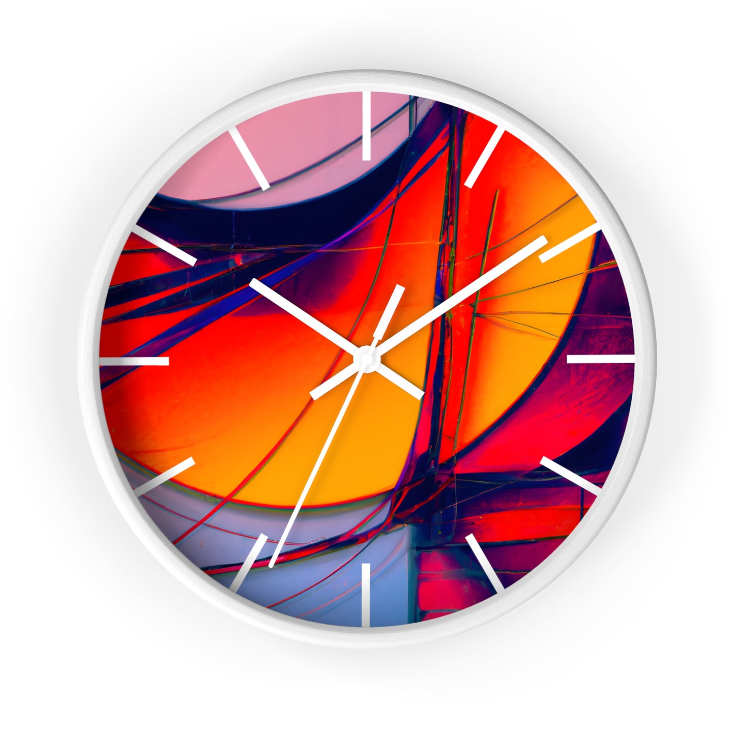 Claudia Henningsen - Air Resistance Force, Abstractly - Wall Clock