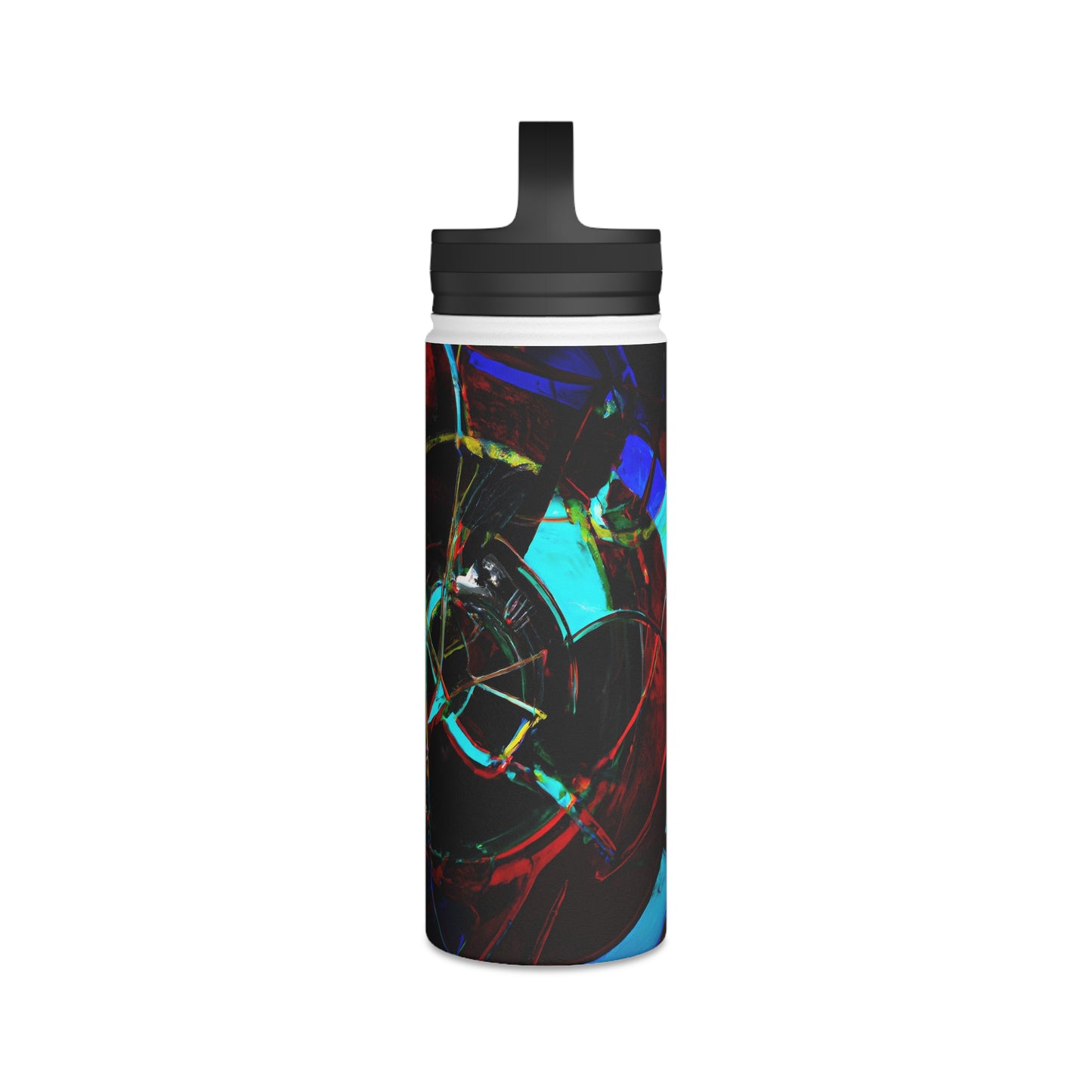 Lorena Sheffield - Electromagnetic Force, Abstractly - Stainless Steel Water Bottle