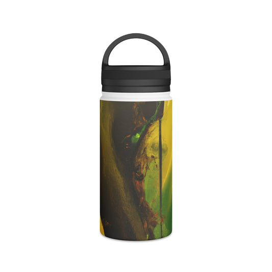 Quantum Aurelia Stone - Oxygen, Abstractly - Stainless Steel Water Bottle