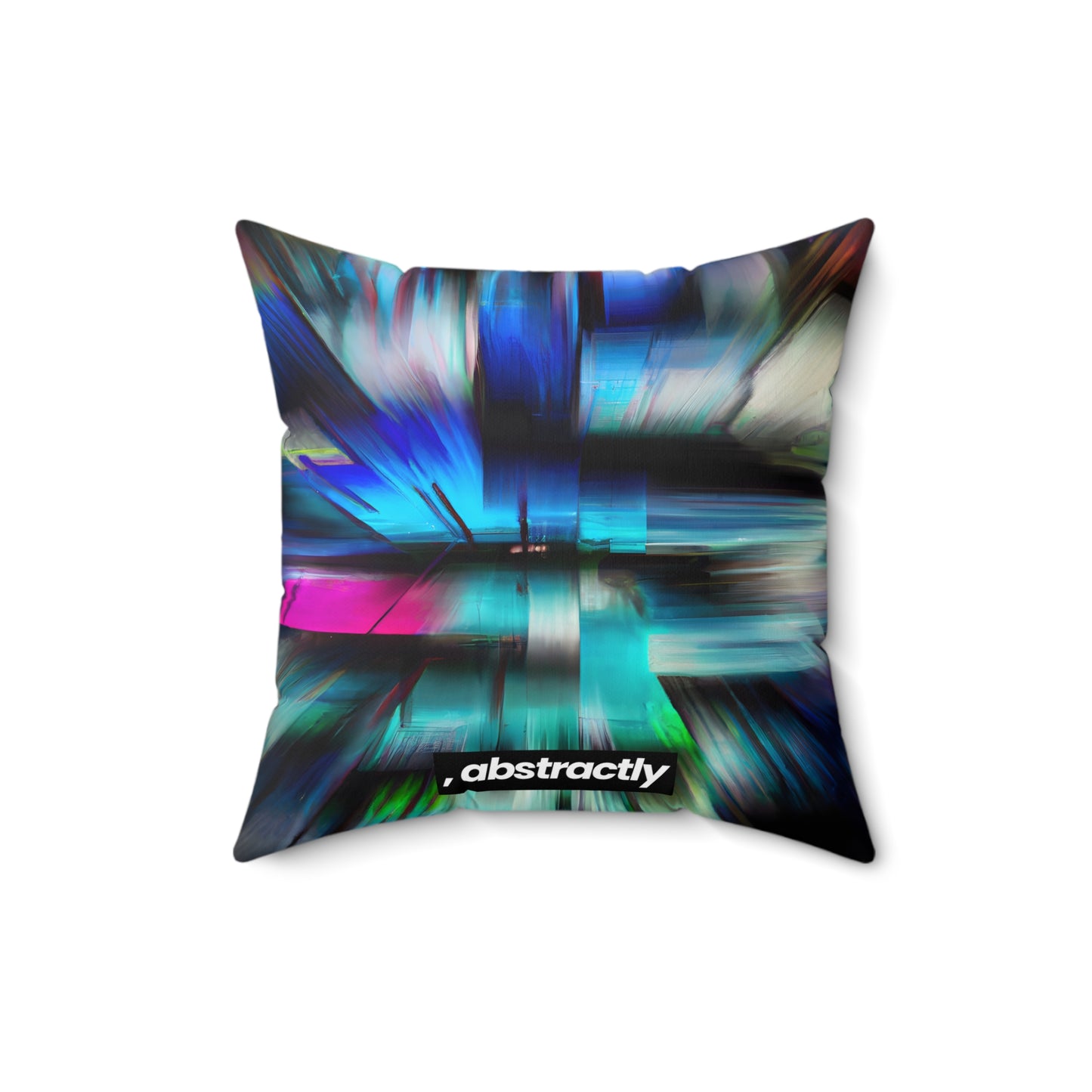 Alice Hartmann - Weak Force, Abstractly - Faux Suede Throw Pillow