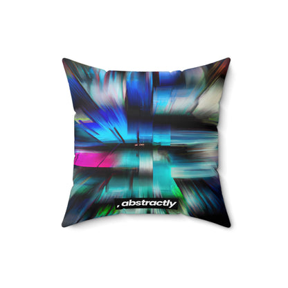 Alice Hartmann - Weak Force, Abstractly - Faux Suede Throw Pillow