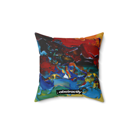 Polarisite Crystals - Chemistry, Abstractly - Faux Suede Throw Pillow