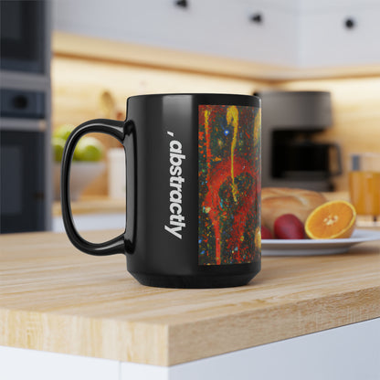 Aeronite Alloy - Chemistry, Abstractly - Black Ceramic Mug 15oz