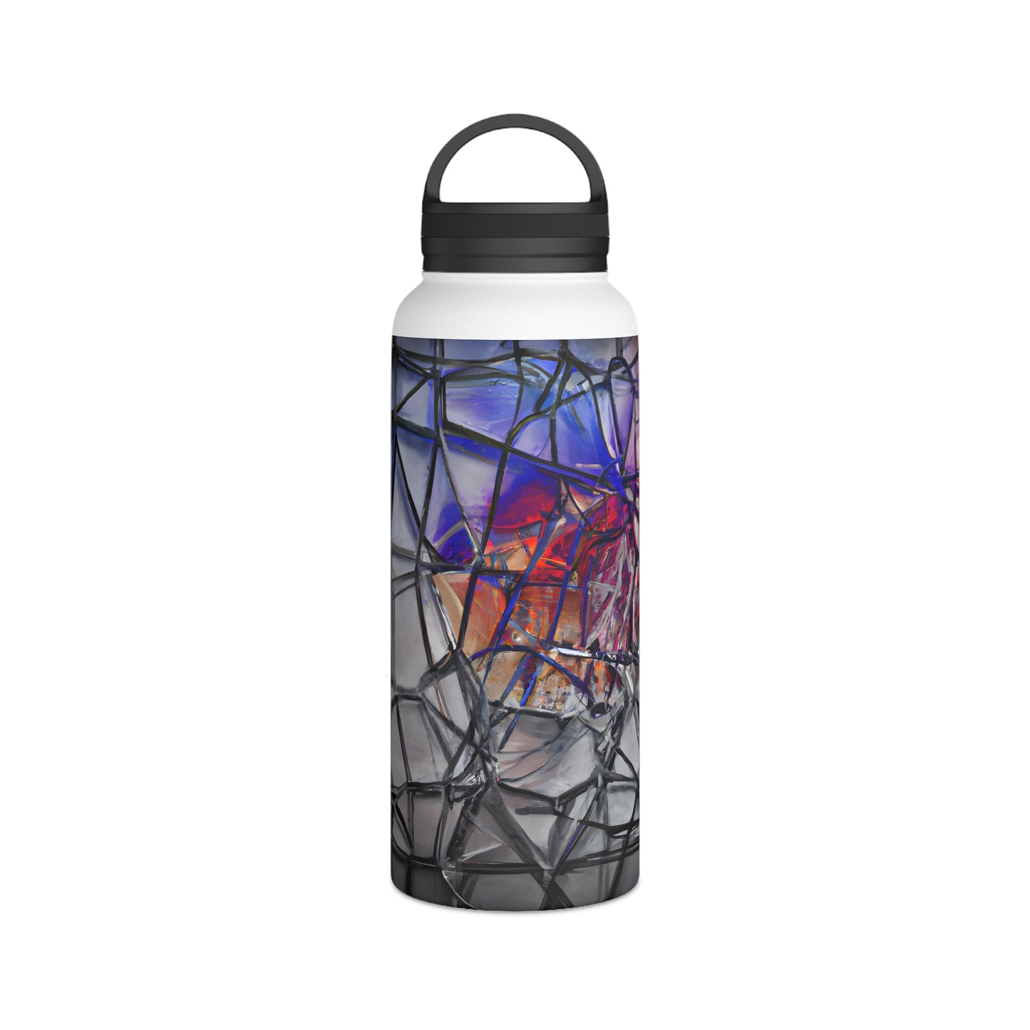 Elise Harrington - Tension Force, Abstractly - Stainless Steel Water Bottle