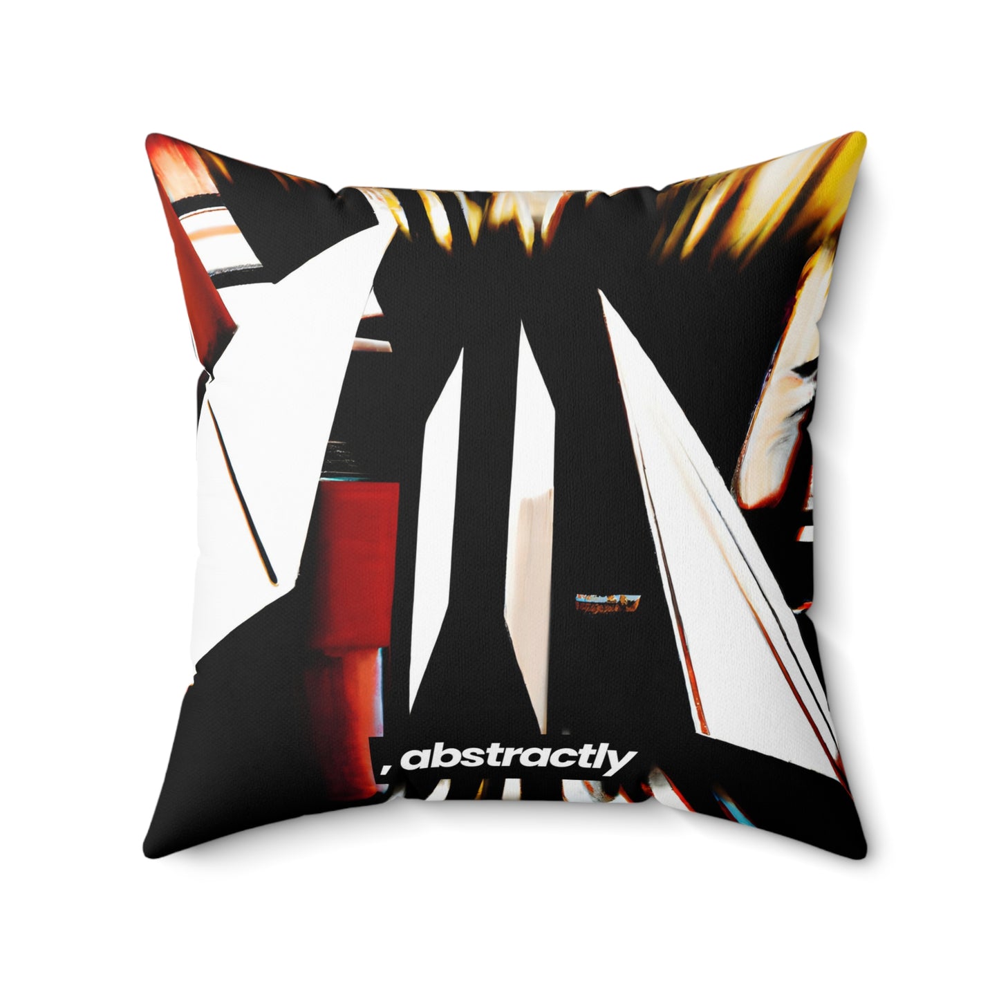 Adrienne Holtzmann - Applied Force, Abstractly - Faux Suede Throw Pillow