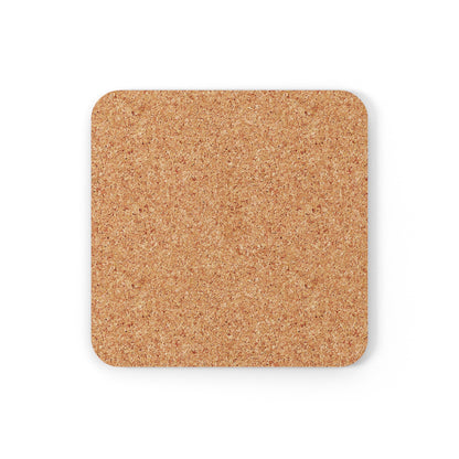 Petrivnium Oxide - Chemistry, Abstractly - Corkwood Coaster Set of 4