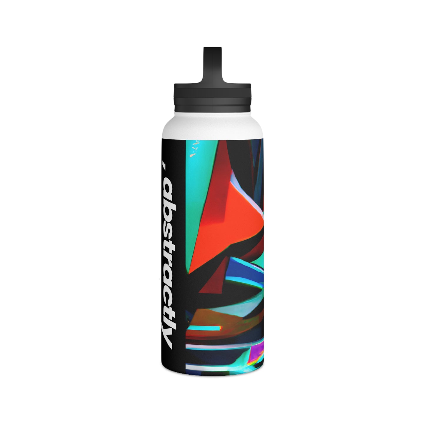 Betty Hawking - Friction Force, Abstractly - Stainless Steel Water Bottle