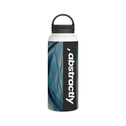 Helen Bertrand - Magnetic Force, Abstractly - Stainless Steel Water Bottle