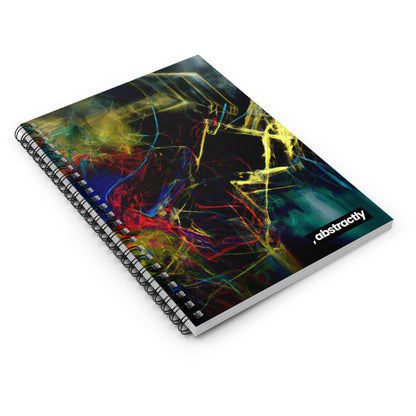 Connie Valdez - Electric Force, Abstractly - Spiral Notebook