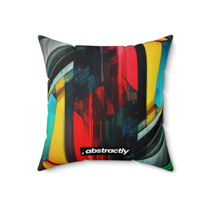 Walter Fiedler - Strong Force, Abstractly - Faux Suede Throw Pillow