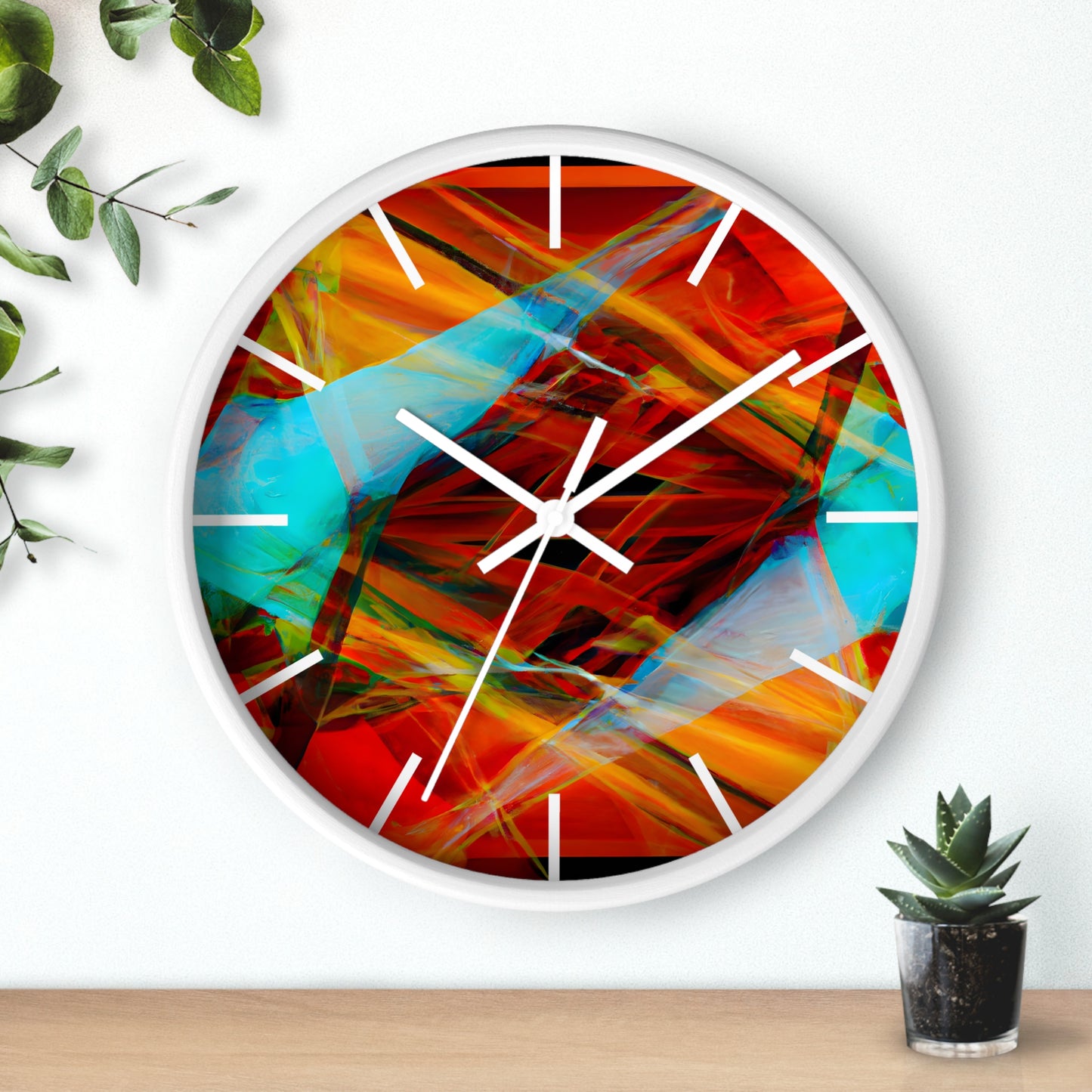 Clara Beckett - Electromagnetic Force, Abstractly - Wall Clock