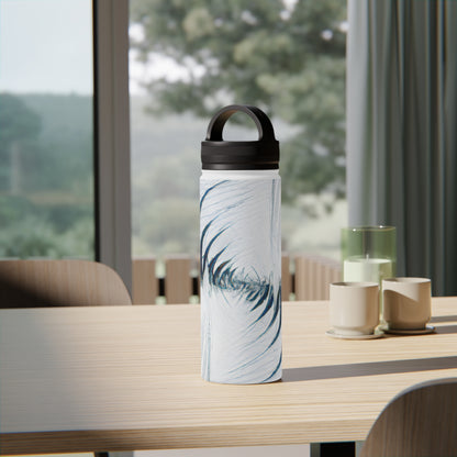 Cassandra Steller - Magnetic Force, Abstractly - Stainless Steel Water Bottle