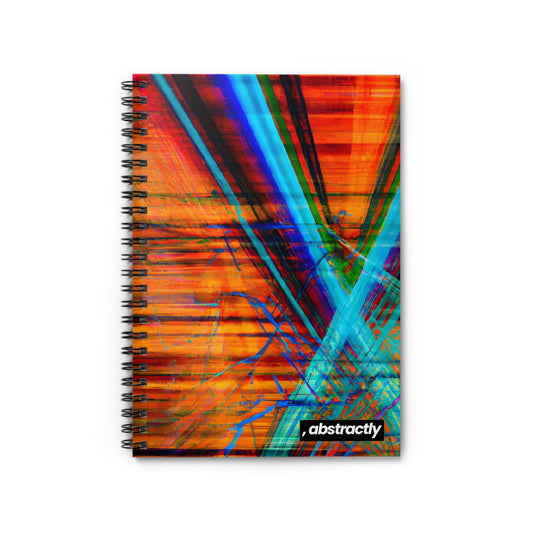 Anastasia Finkelstein - Electromagnetic Force, Abstractly - Spiral Notebook