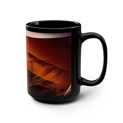 Leonard Frohman - Strong Force, Abstractly - Black Ceramic Mug 15oz