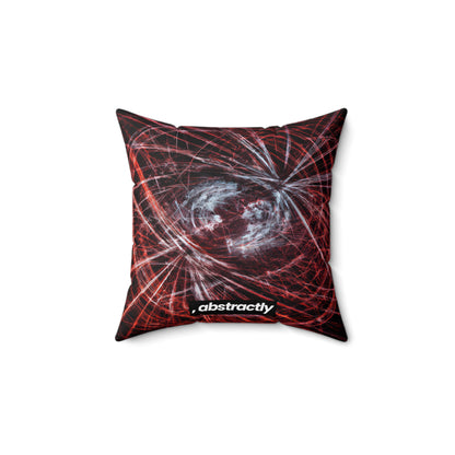 Maxine Hawthorne - Electromagnetic Force, Abstractly - Faux Suede Throw Pillow