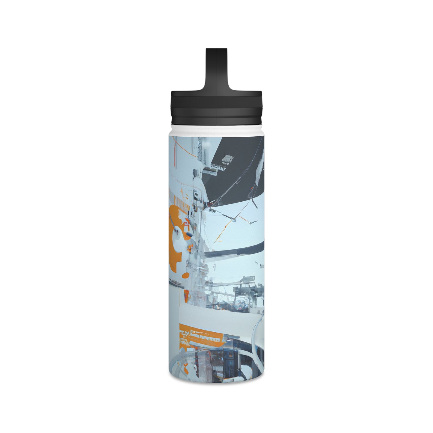 Noble Ledger - Tax, Abstractly - Stainless Steel Water Bottle