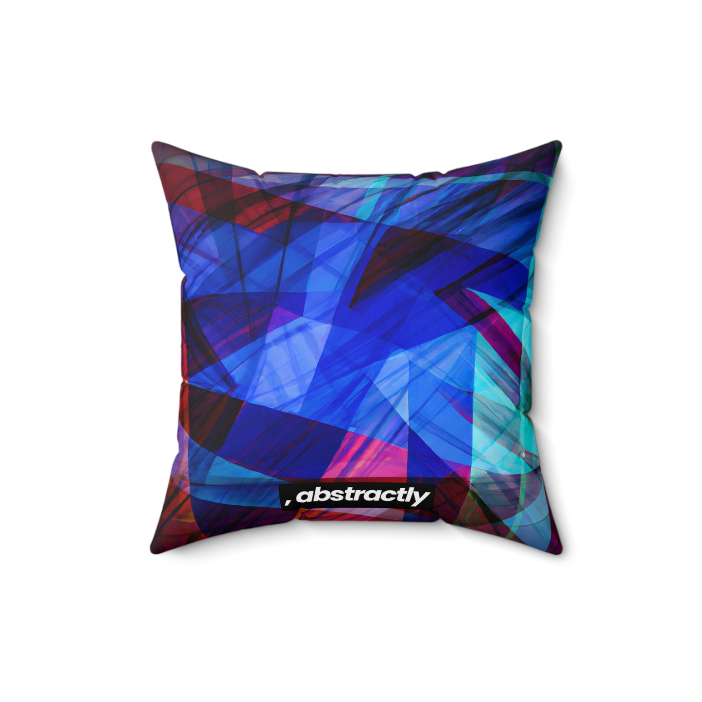 Lena Bernstein - Friction Force, Abstractly - Faux Suede Throw Pillow