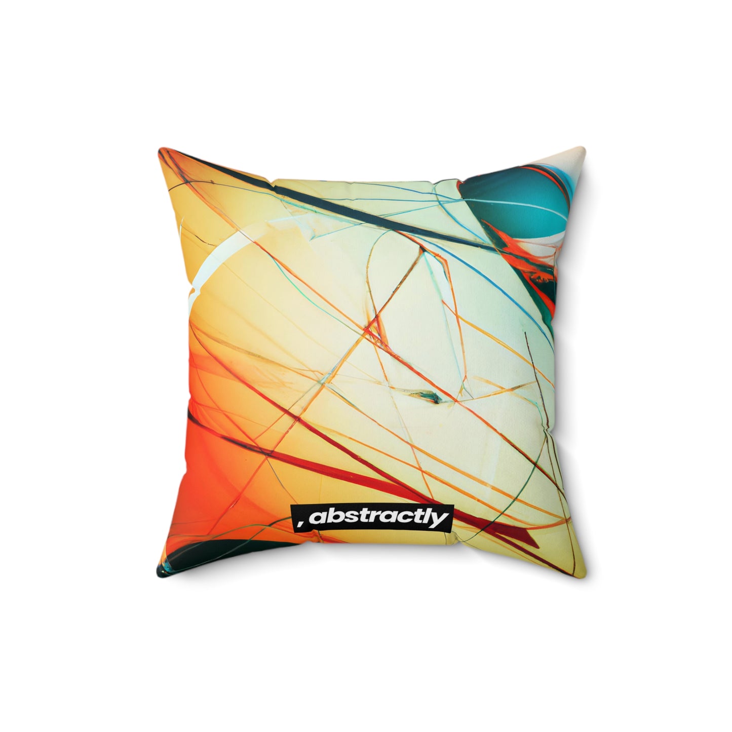 Margot Hammond - Weak Force, Abstractly - Faux Suede Throw Pillow