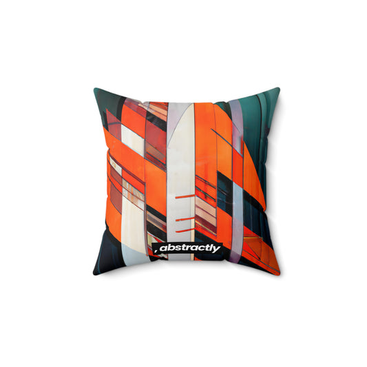 Lara Pendleton - Gravity Force, Abstractly - Faux Suede Throw Pillow