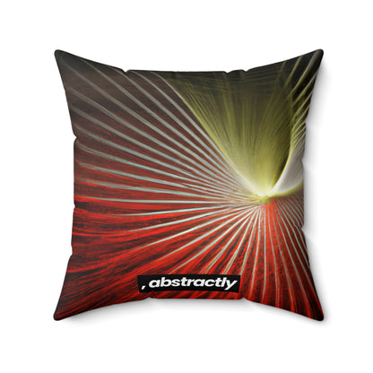 Beatrice Hawking - Spring Force, Abstractly - Faux Suede Throw Pillow