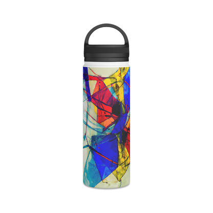 Geraldine Hallsworth - Tension Force, Abstractly - Stainless Steel Water Bottle